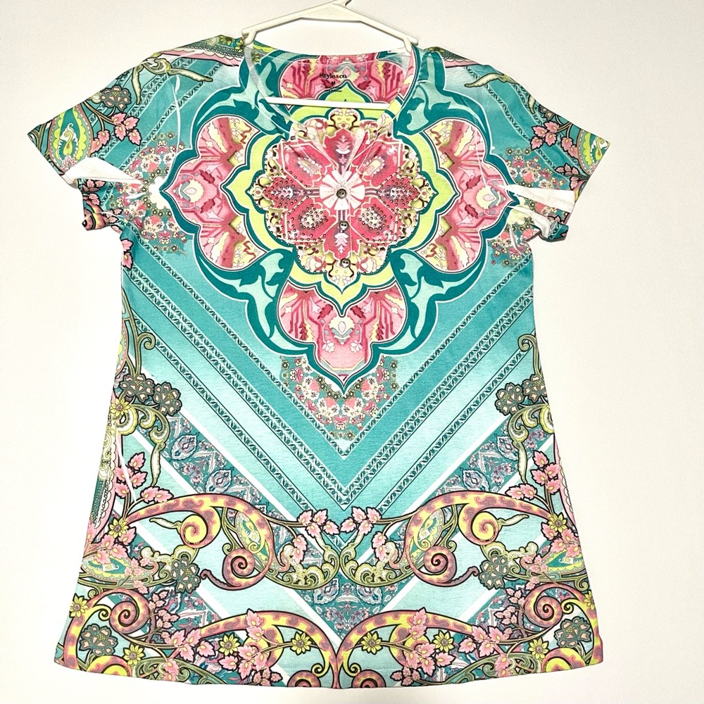 Floral Patterned Women's Top